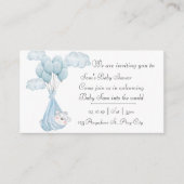 Babydusche Begleitkarte (Vorderseite)