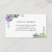 Babydusche Begleitkarte (Vorderseite)