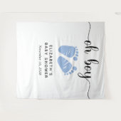 Babydusche Begrüßungsabteilung Foto Stand Hintergr Wandteppich (Vorderseite (Horizontal))