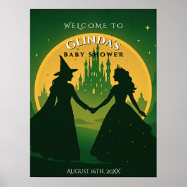 Babydusche Begrüßungspposter - Elphaba & Glinda Poster