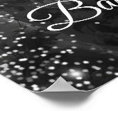 Babydusche Begrüßungszeichen mit Foto Poster (Ecke)