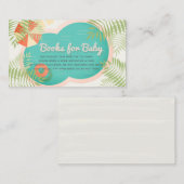 Babydusche Beige Reservierung Begleitkarte (Vorne/Hinten)