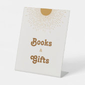 Babydusche Beschriftung, Party Dekoration Geschenk Sockelschild (Vorderseite)