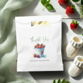 Babydusche bevorzugt Bags Wasserfarbenbeeren Geschenktütchen