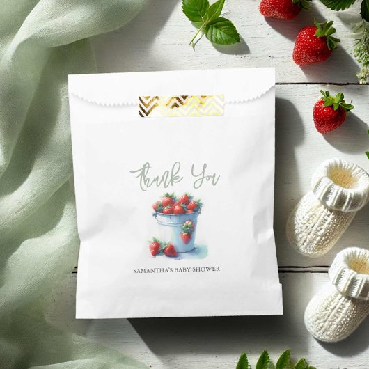 Babydusche bevorzugt Bags Wasserfarbenbeeren Geschenktütchen