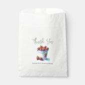 Babydusche bevorzugt Bags Wasserfarbenbeeren Geschenktütchen (Vorderseite)