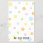 Babydusche BINGO Beach Ball Flyer (Hinten)