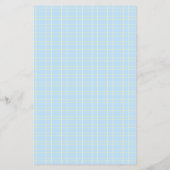 Babydusche BINGO "Blue/Build A Library" Flyer (Hinten)