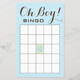 Babydusche BINGO "Blue Green Dolphin" Flyer