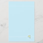 Babydusche BINGO "Blue Green Dolphin" Flyer (Hinten)