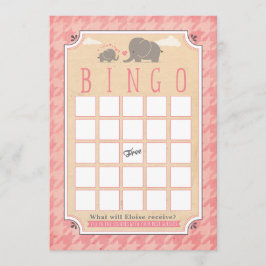 Babydusche Bingo Cards Einladung