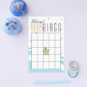 Babydusche BINGO "Flamingo Mommy & Baby" Flyer (Einzeln)