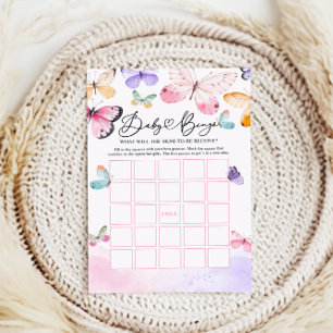 Babydusche Bingo Game, Bear Baby Bingo Game