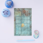 Babydusche BINGO "Gold Baby Dolphin" Flyer (Einzeln)