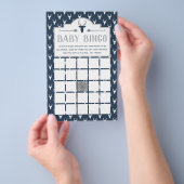 Babydusche Bingo, HirschBaby-Dusche Flyer (Handgriff)