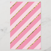 Babydusche Bingo, kleine Prinzessin Flyer (Hinten)