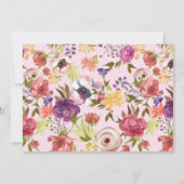 Babydusche Bläschen Kaninchen Niedlich Moderne Einladung (Rückseite)