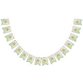 Babydusche Blau/Bibliothek, Frack-Banner Wimpelkette (Alle)