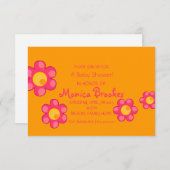 Babydusche| Blume für Kleinkinder II|oder Einladung (Vorne/Hinten)