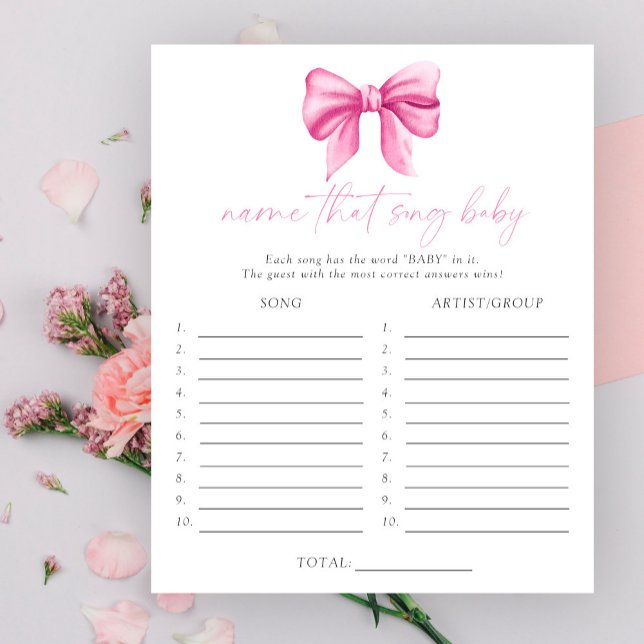 Babydusche Bogen Name dieses Kinderspiel (Von Creator hochgeladen)