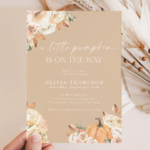 Babydusche | Boho A Little Pumpkin