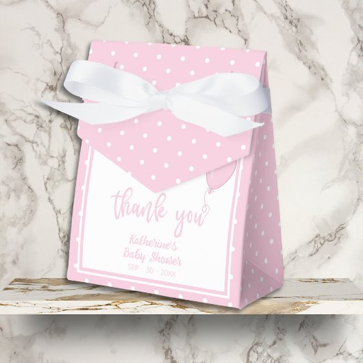 Babydusche BOHO Baby Girl Pastel Pink Geschenkschachtel