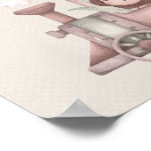 Babydusche Boho Begrüßung Poster (Ecke)