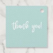 Babydusche BOHO Minze Grün Geschlecht neutral Geschenkanhänger (Rückseite)