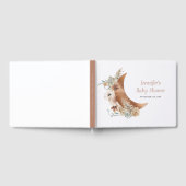 Babydusche Boho Terracotta Gästebuch (Voll)