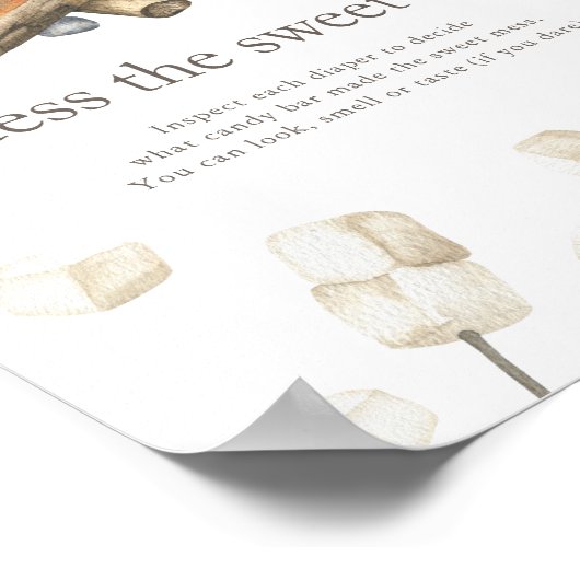 Babydusche Bonfire - Raten Sie mal das süße Chaos Poster (Ecke)