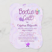 Babydusche "Bootiruf" Einladung (Vorne/Hinten)