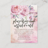 Babydusche bringen Sie bitte ein Buch anstelle ein Begleitkarte (Vorderseite)