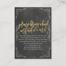 Babydusche bringen Sie bitte ein Buch anstelle ein Begleitkarte