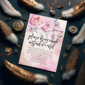 Babydusche bringen Sie bitte ein Buch anstelle ein Begleitkarte