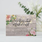 Babydusche bringen Sie bitte ein Buch anstelle ein Einladung (Stehend Vorderseite)