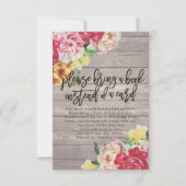 Babydusche bringen Sie bitte ein Buch anstelle ein Einladung (Vorderseite)