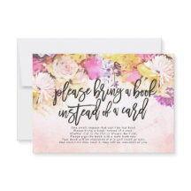 Babydusche bringen Sie bitte ein Buch anstelle ein