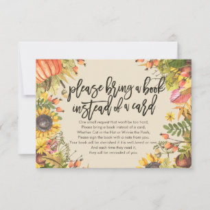 Babydusche bringen Sie bitte ein Buch anstelle ein Einladung