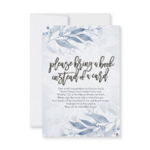 Babydusche bringen Sie bitte ein Buch anstelle ein