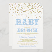 Babydusche Brunch Kinderdusche Einladungen (Vorne/Hinten)