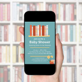 Babydusche, Brunch und Bücher, geschlechtsneutral Einladung