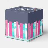 Babydusche, Brunch und Bücher, geschlechtsneutral Geschenkschachtel (Rückseite)