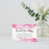 Babydusche Buch für Babykarten Begleitkarte (Stehend Vorderseite)