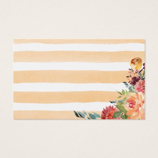 Babydusche Buchanforderung Fall Pumpkin Floral (Rückseite)