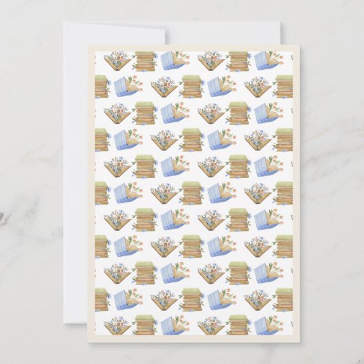 Babydusche buchen einladung (Rückseite)