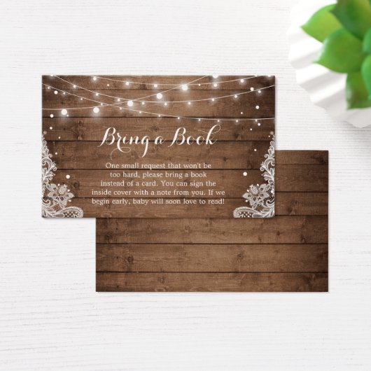 Babydusche buchen Rustikale Winterschneefläche (Schreibtisch)