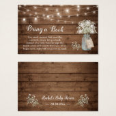 Babydusche buchen Rustikales Gipskraut (Vorne & Hinten)