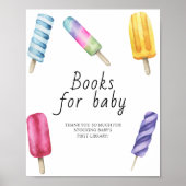 Babydusche - Bücher für Kinderposter Poster (Vorne)