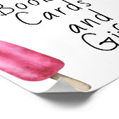 Babydusche - Bücher, Karten und Geschenke Poster (Ecke)