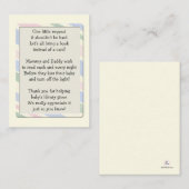 Babydusche Buchungsanfrage Beilage Karte (Vorne/Hinten)